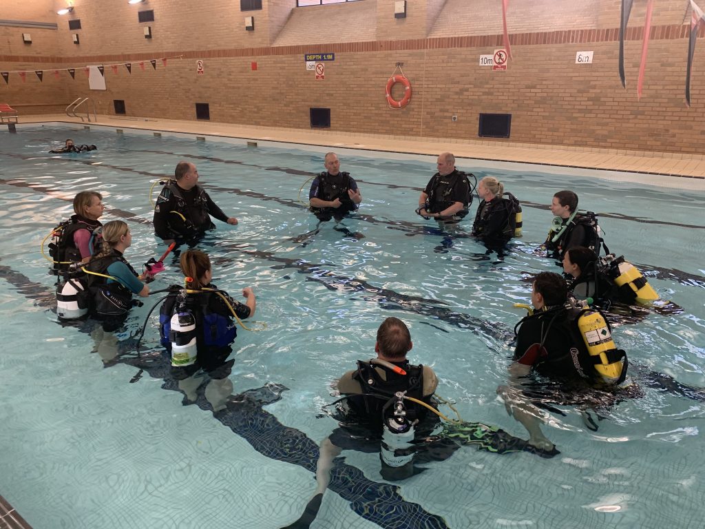 Instructor development at stellar divers